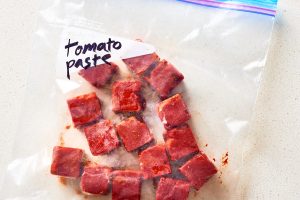 To keep tomato paste, the freezer is the best option