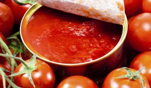 Tomato paste additive sodium benzoate sauce